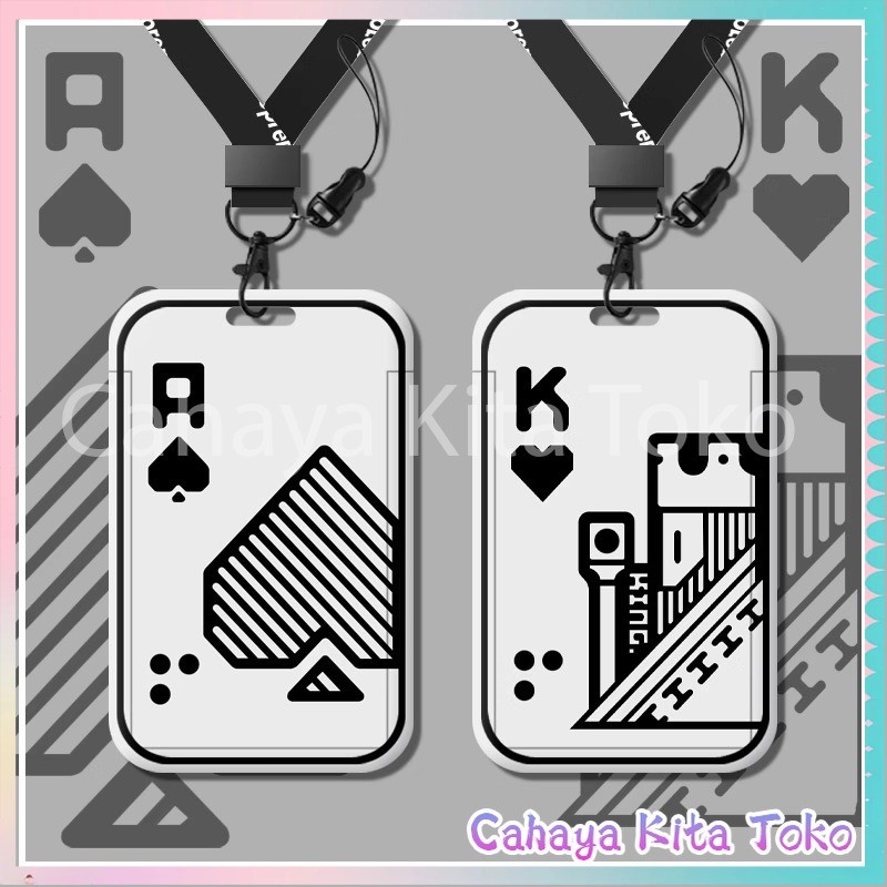 

ID CARD HOLDER/SARUNG KARTU/pesanan Hadiah Khusus/SUPPORT HARGA GROSIR/Kartu poker ber-piksel