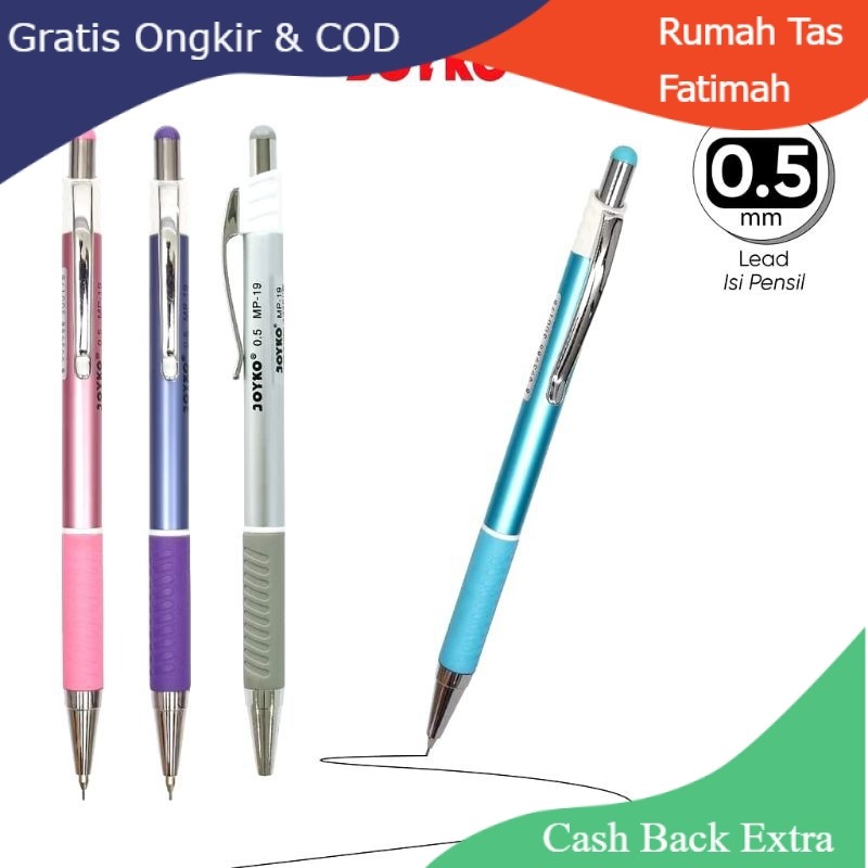 

Promo Pensil Mekanik Joyko MP-19 0.5 mm / Mechanical Pencil 0.5mm By Rumah Tas Fatimah