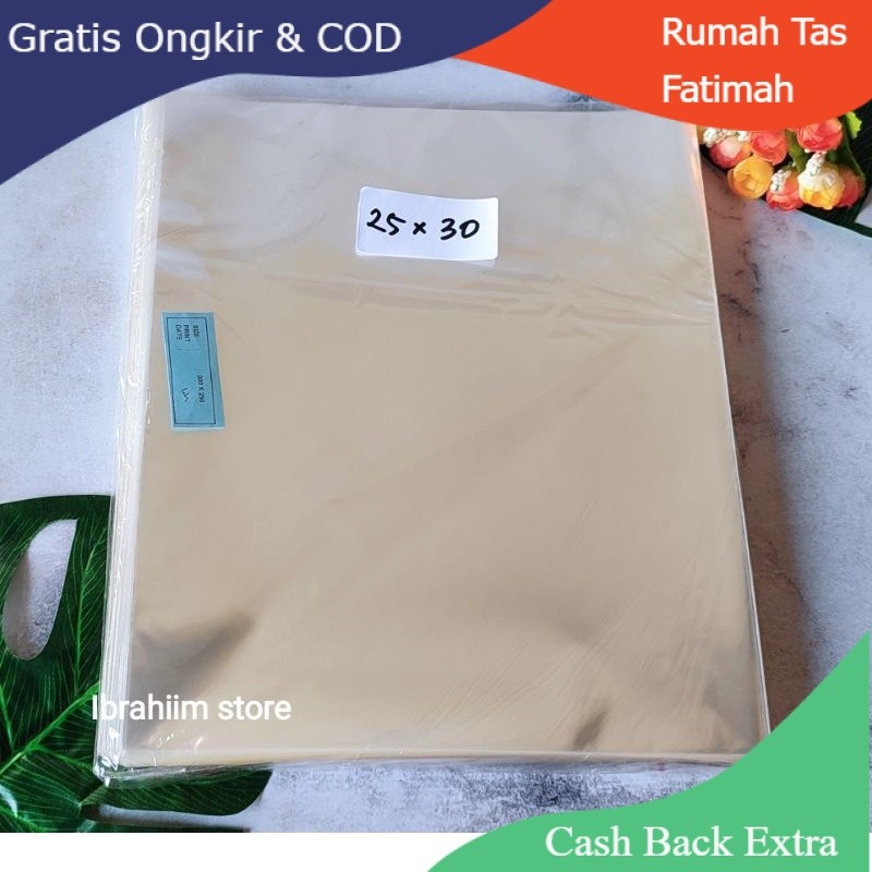 

Promo (100gr) LEBAR 20-25 CM PLASTIK OPP TEBAL TANPA LEM / PLASTIK OPP UNTUK BAJU / PLASTIK ACCESORIES PLASTIK SOUVENIR MURAH By Rumah Tas Fatimah