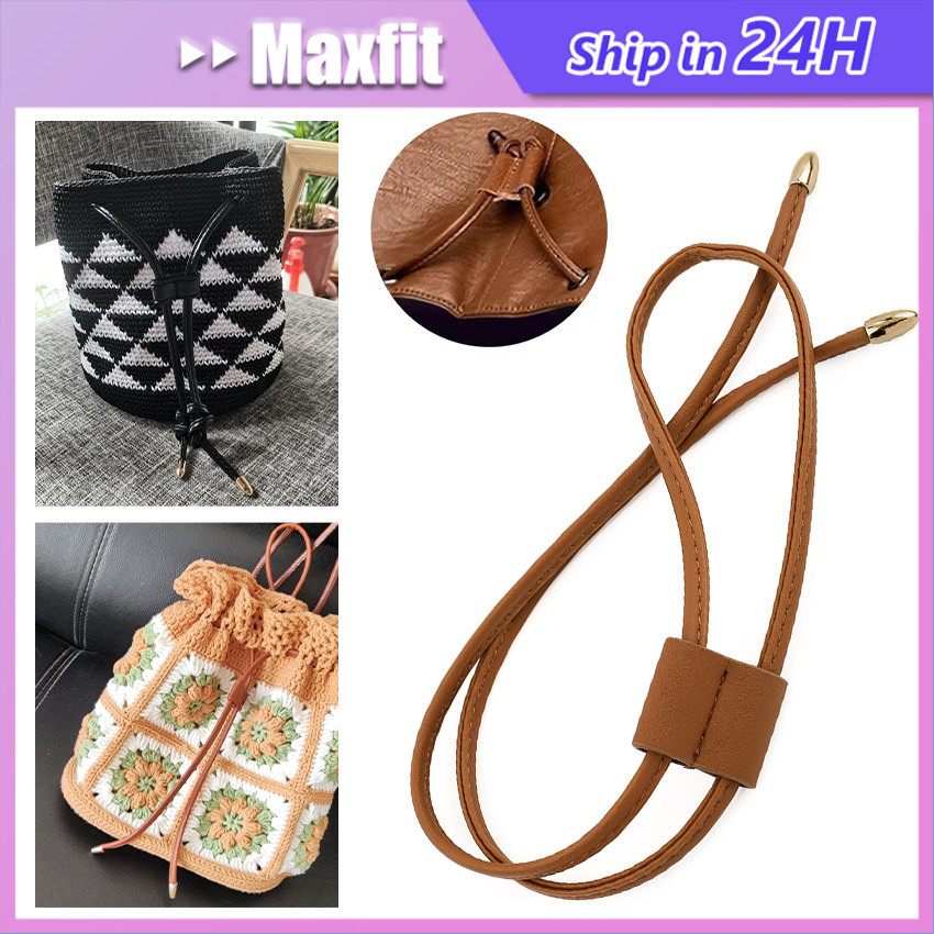 Strap Kulit Sintetis Tali Tas Serut Kulit Sintetis Tali Strip Tas Untuk Tas Rajut / Kain / Kulit