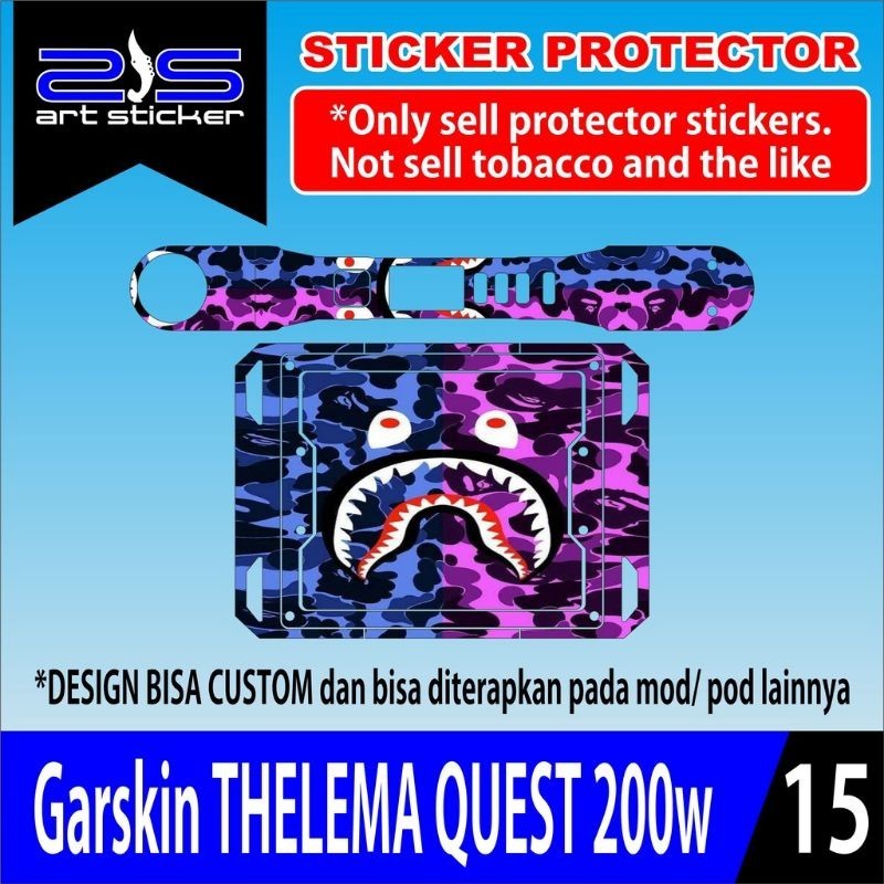 SKIN Sticker Garskin Telema Quest Purple Bappe