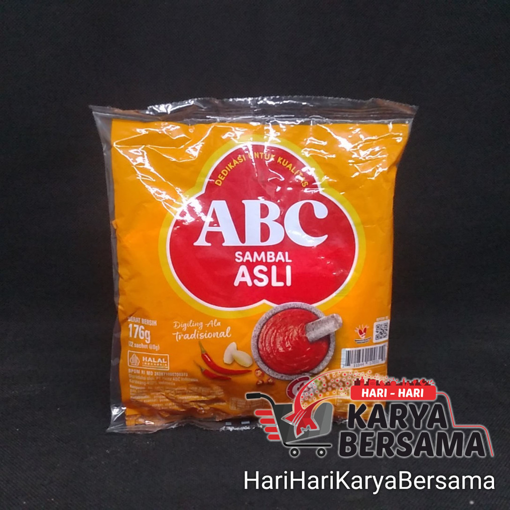 

SAMBAL SAUS ABC ASLI SACHET ISI 22 X 8GR
