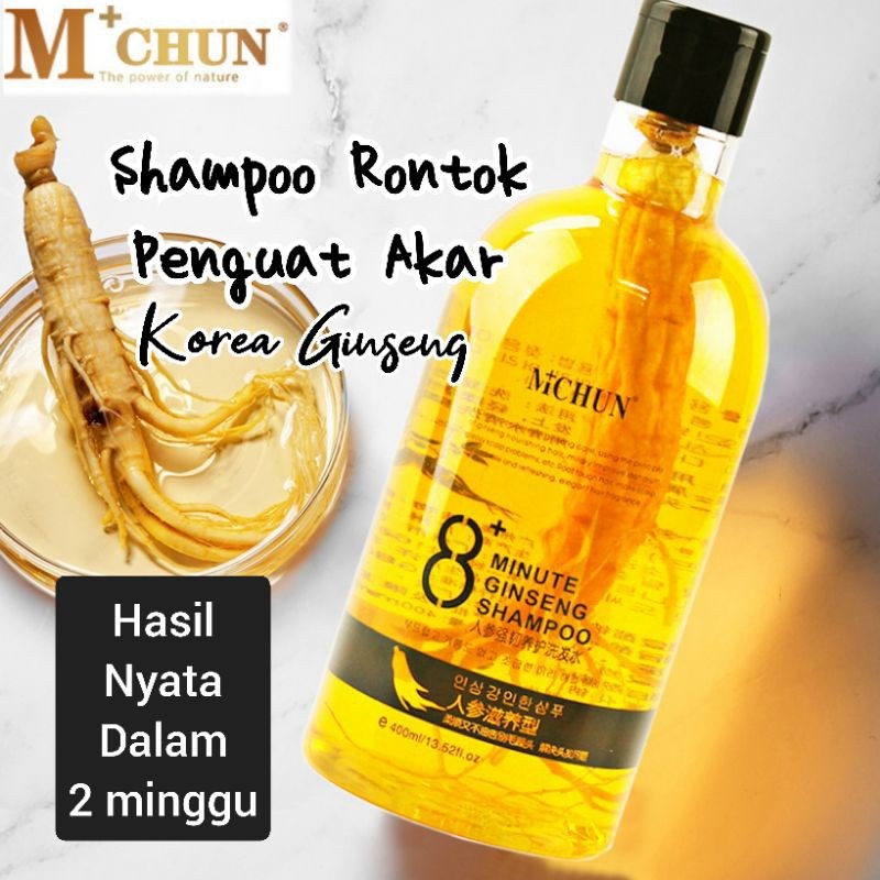 Shampoo Ginseng 100ml Penumbuh Rambut Penguat Akar Bio Hair Loss Anti Rontok Sampo Natur Gingseng Pe