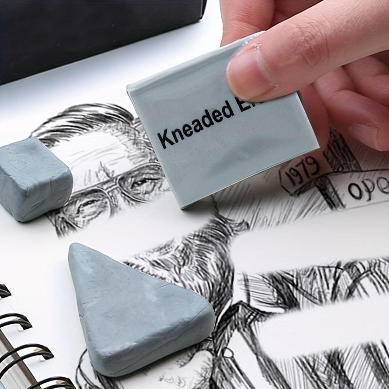 

2-pack Art Kneaded Eraser for Sketching, Drawing, and Painting Soft and Malleable Eraser for Artists Students