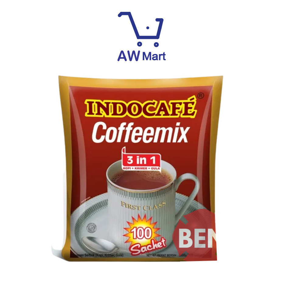 

1 PAK KOPI INDOCAFE MIX 3 IN 1 - 1 PAK (100 SACHET X 20 GRAM)