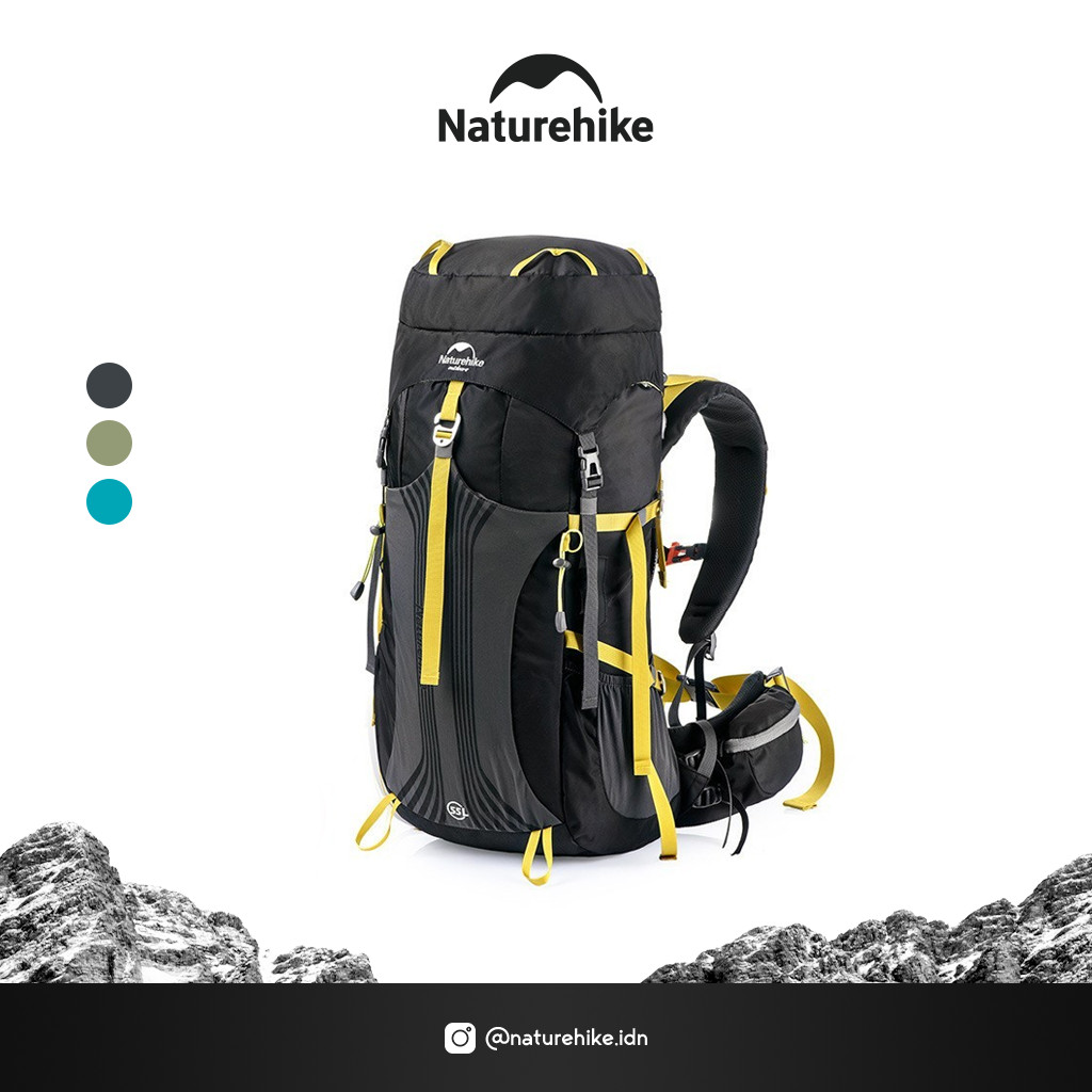 Naturehike NH16Y020-Q Tas Carrier Gunung 55L