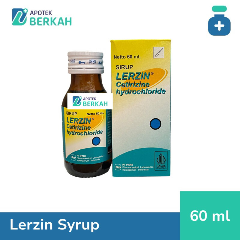 Lerzin Sirup Untuk Rhinitis Alergi - 60ml