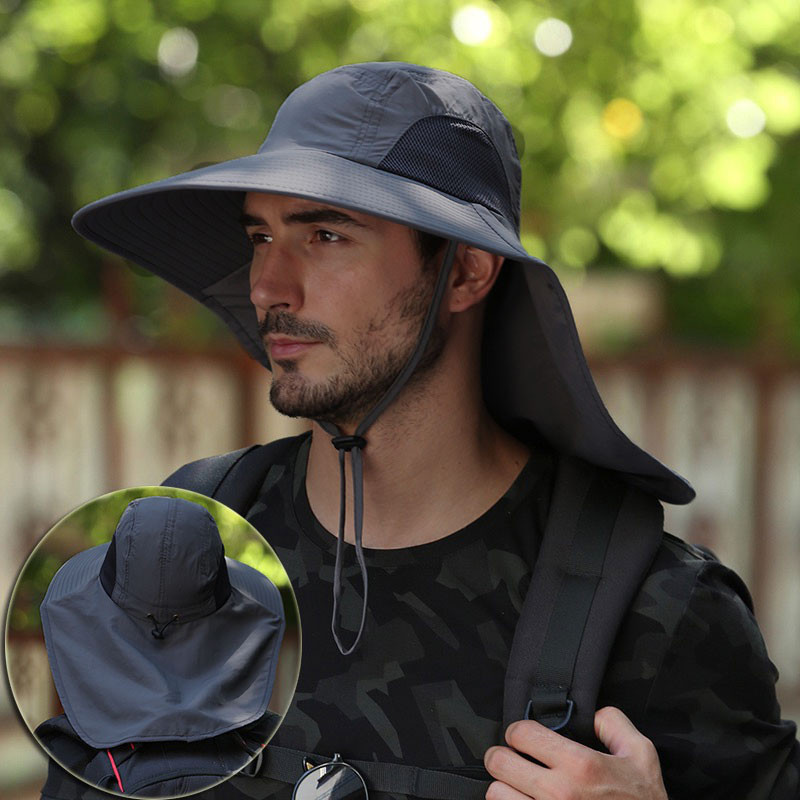 

- Rhodey Topi Rimba Outdoor Anti UV Waterproof Boonie Hat Nylon - BH031 -