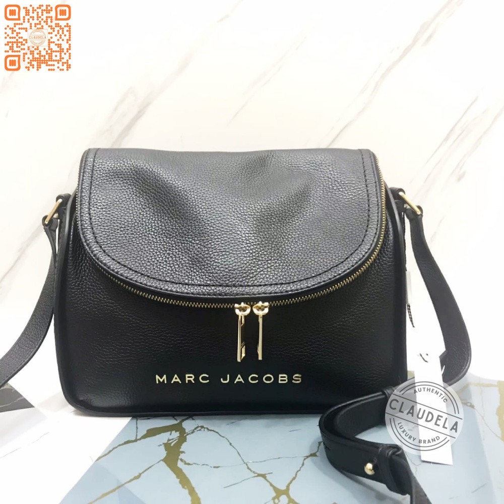 Marc Jacobs Groove Medium Crossbody Black with Gold Hardware