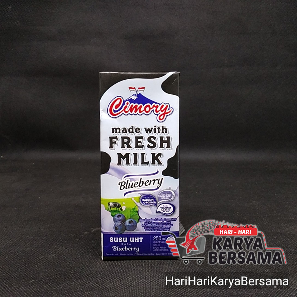 

MINUMAN SUSU CIMORY UHT FRESH MILK BLUEBERRY 250ML