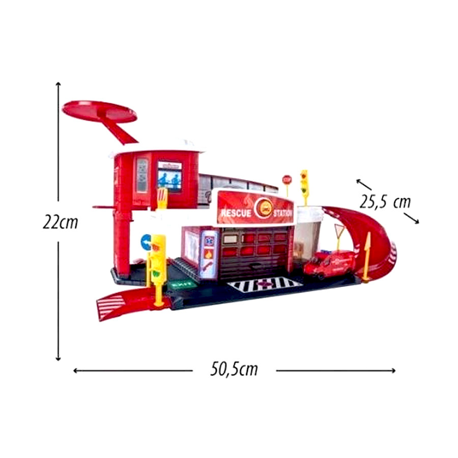 Majorette Creatix Rescue Station Plus 1 Vehicle - Loose