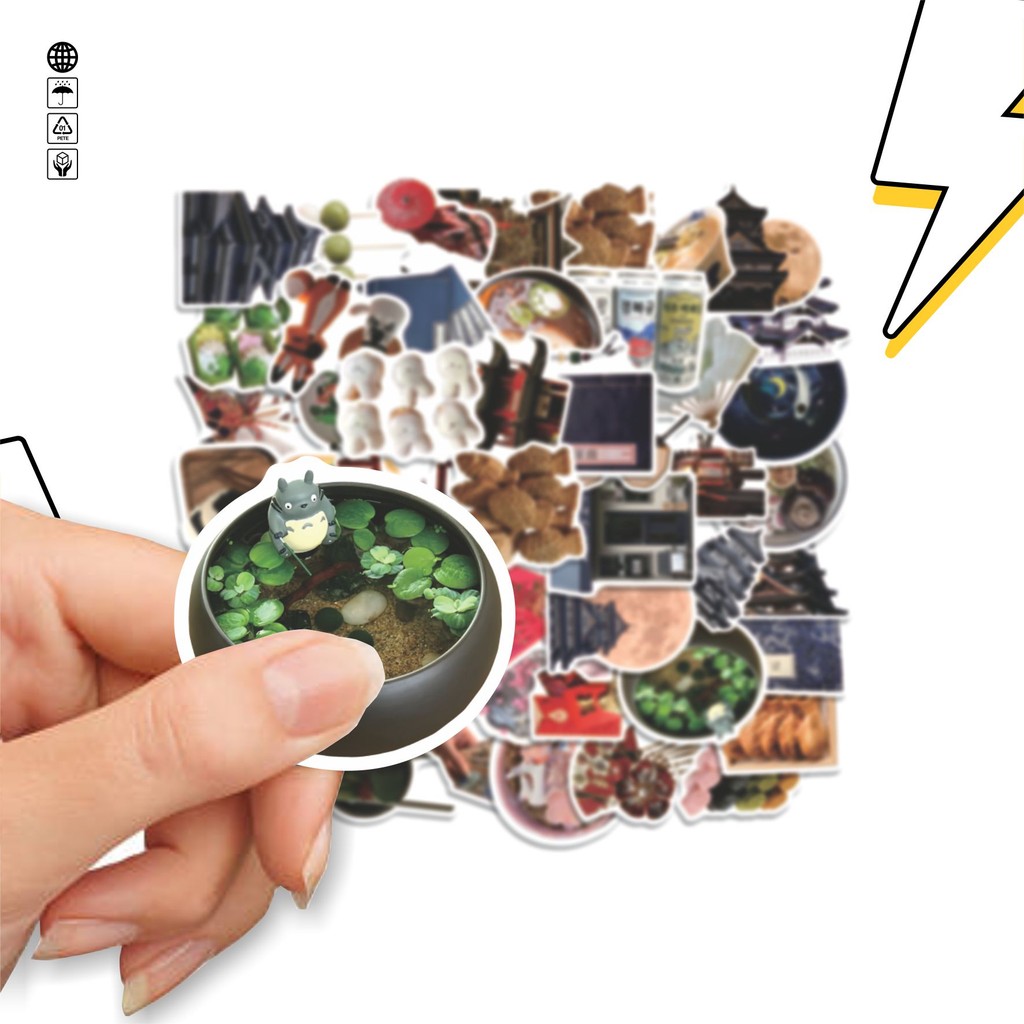 

COD 50 Pcs Stiker Japanese Culture Lucu Anti Air Untuk Dekorasi Notebook Sepeda Skateboard Handphone DIY