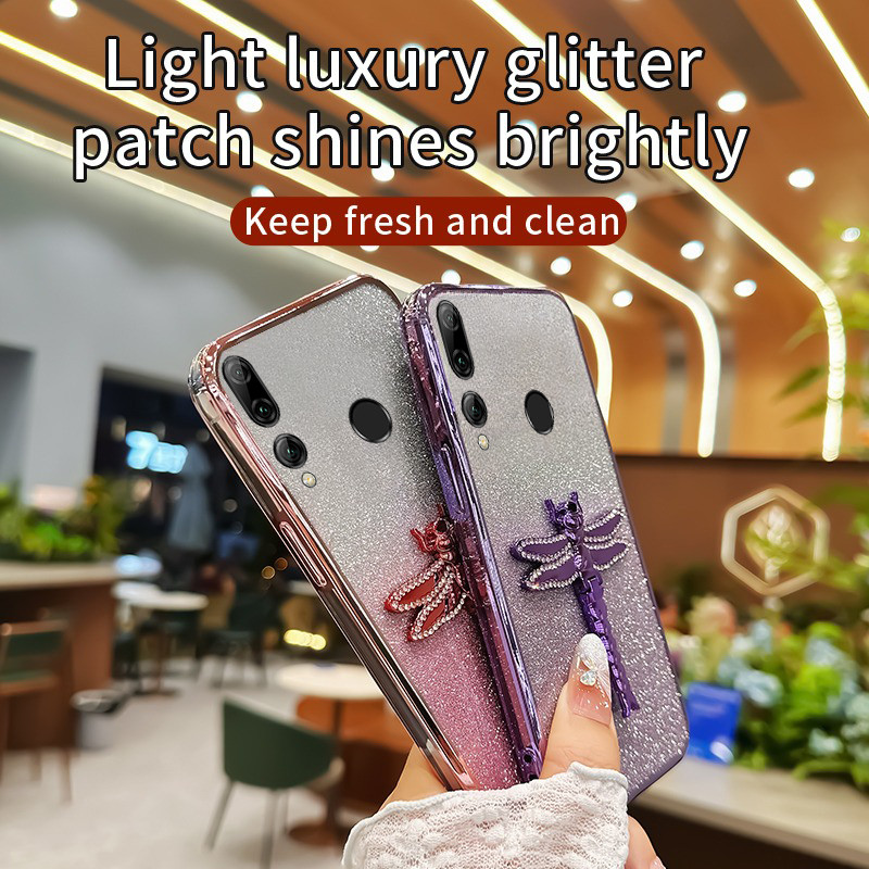 Phone Casing Case Huawei Y6P Y7 2019 Y7 Prime 2019 Y7 Pro 2019 Y7A Y8P Y9 Prime Y9s Shiny Glitter Lu