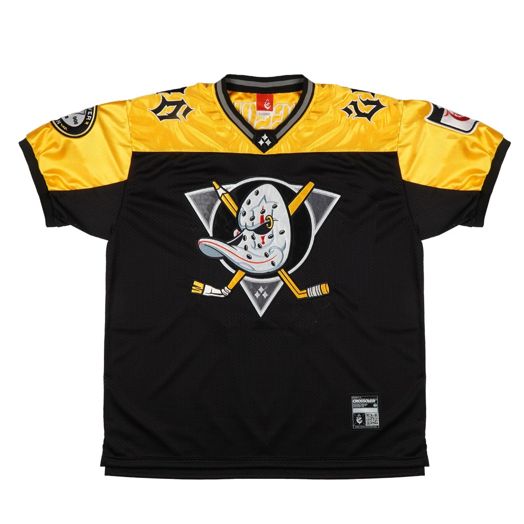 JERSEY CROSSOVER MDUCK BLACK YELLOW