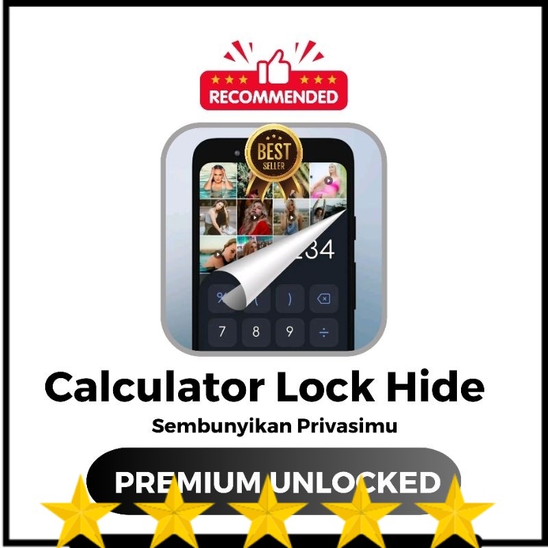Kalkulator Lock Hide App Foto Premium Terbaru ( Sembunyikan Aplikasi ) Digial World