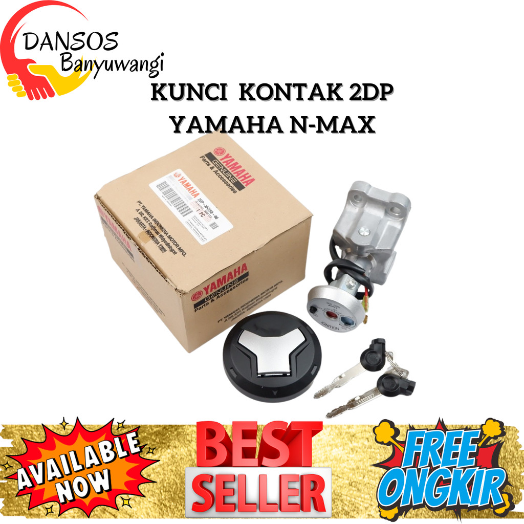 Kunci Kontak Set Tutup Bensin Motor Yamaha Nmax 2DP Dansos Motor