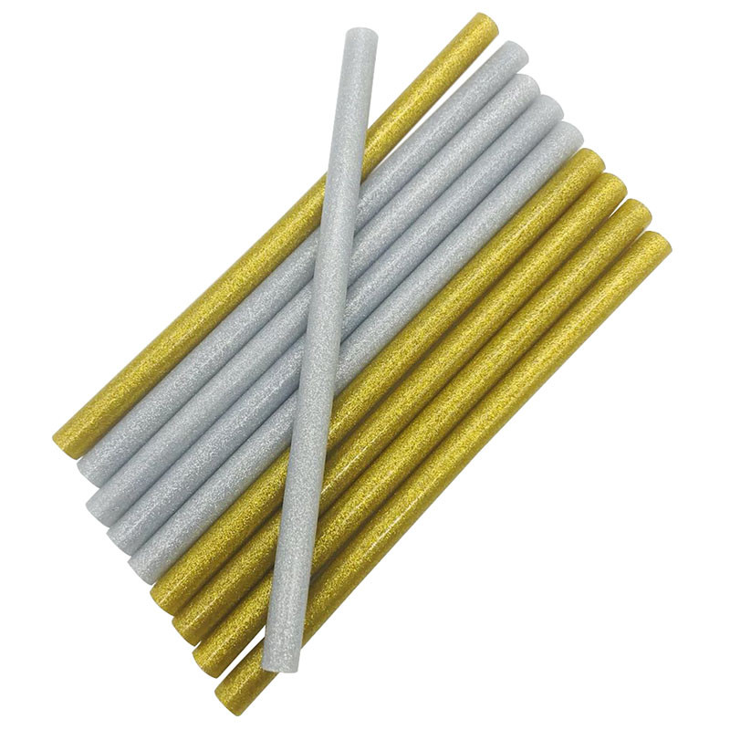

5pcs Gold or Sliver 11mm*200mm Hot Melt Glue Sticks For Glue Craft Phone Case Album Repair Accessories Adhesive 11mm Sticks