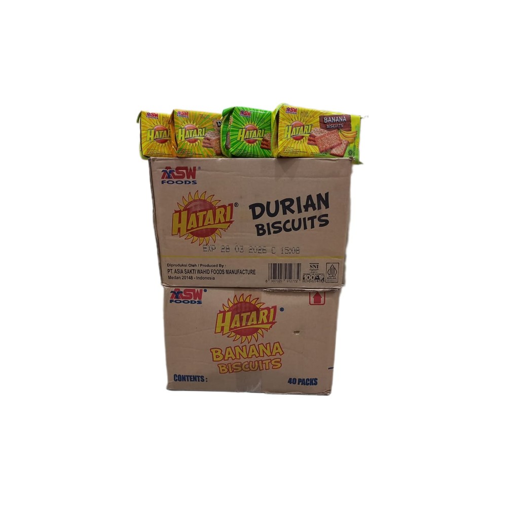 

Hatari Biscuit Mini Rasa Chocolate Karton netto 40 pcs X 90 gr