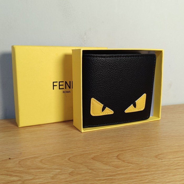 Dompet kulit pria original import free box / dompet cowok branded / dompet lipat bi-fold wallet