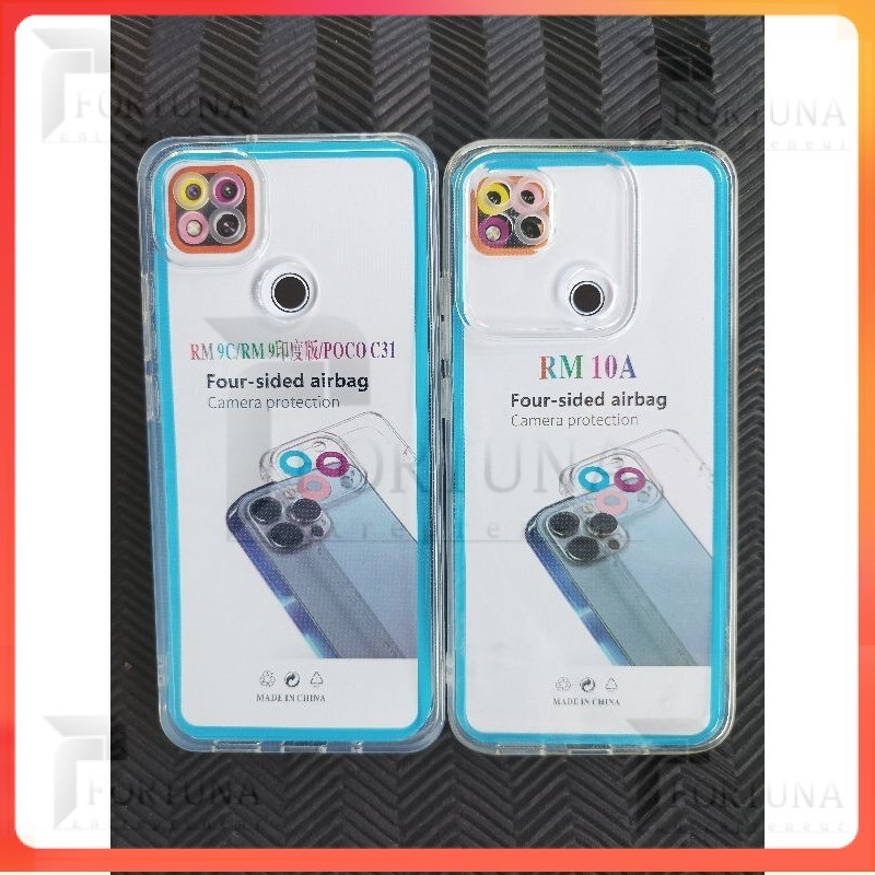 casing Case softcase/Case silikon bening transparan hp  Redmi 10A/9C case transparan bening  clear +
