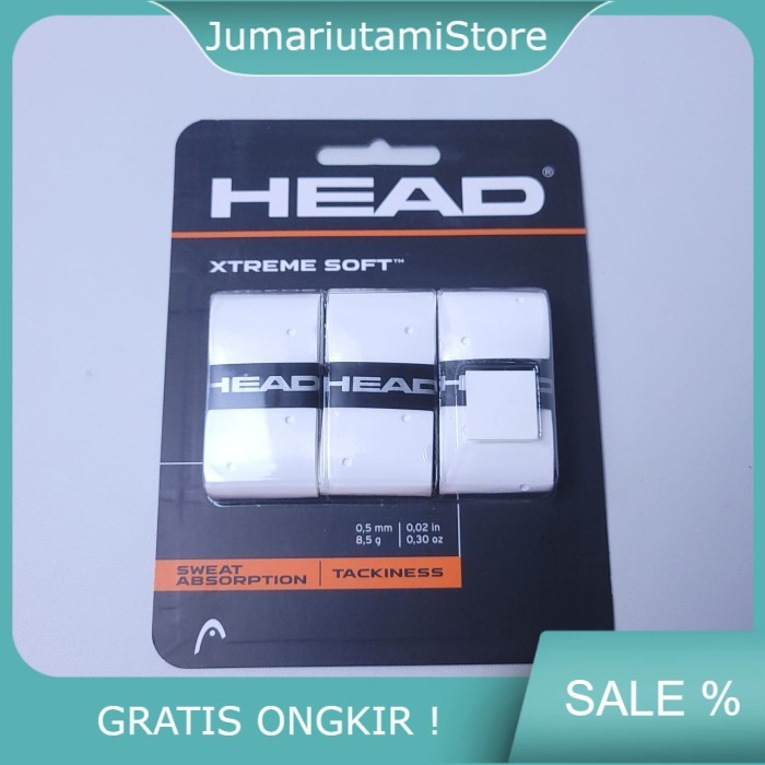 Grip Raket Tenis Head extreme soft - Putih jumariutamistore