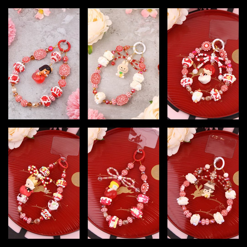 JT CNY 2025 PopMart Ori Phone Strap