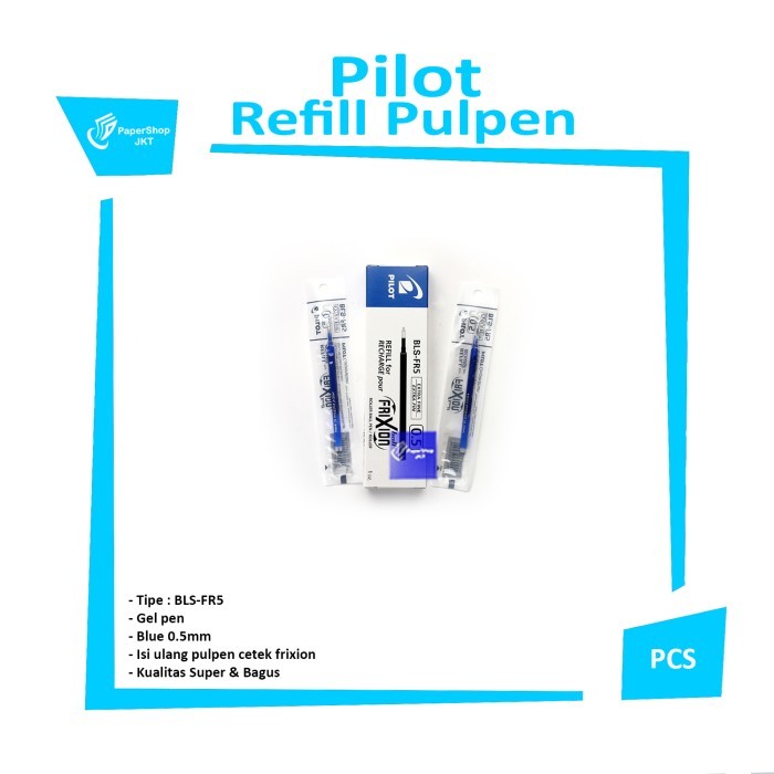 

TERBARU PROMO!! LIMITED STOCK!! Refill Isi Pulpen Frixion Pilot 0.5 BIRU