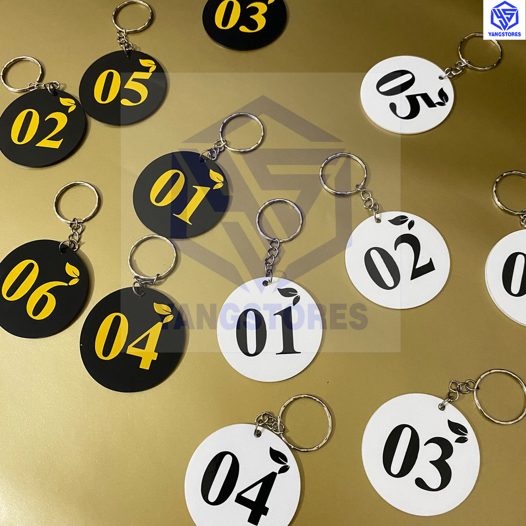 YS GANTUNGAN KUNCI NOMER KAMAR / GANTUNGAN KUNCI CUSTOM /GANTUNGAN KUNCI NOMOR KAMAR KOST HOTEL DAN 