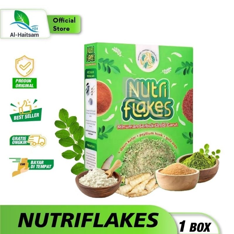 

NutriFlakes Official Store Sereal Umbi Garut atasi Gerd Asam Lambung Diet Ampuh Alami Original