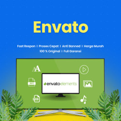 Envato Elements 1 minggu 1 bulan 1 tahun "Bkn jual software tv "