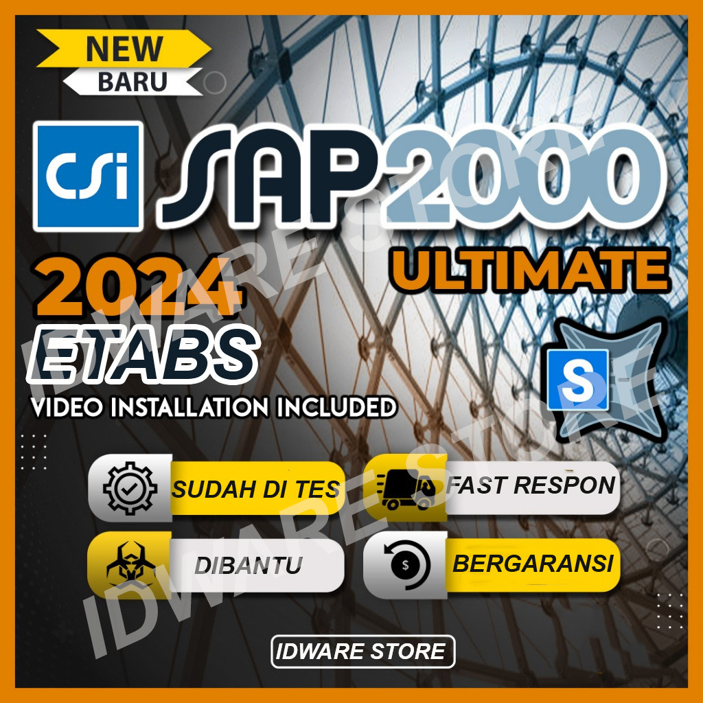 CSI SAP 2000 v22 v24 v25 dan Etabs v21