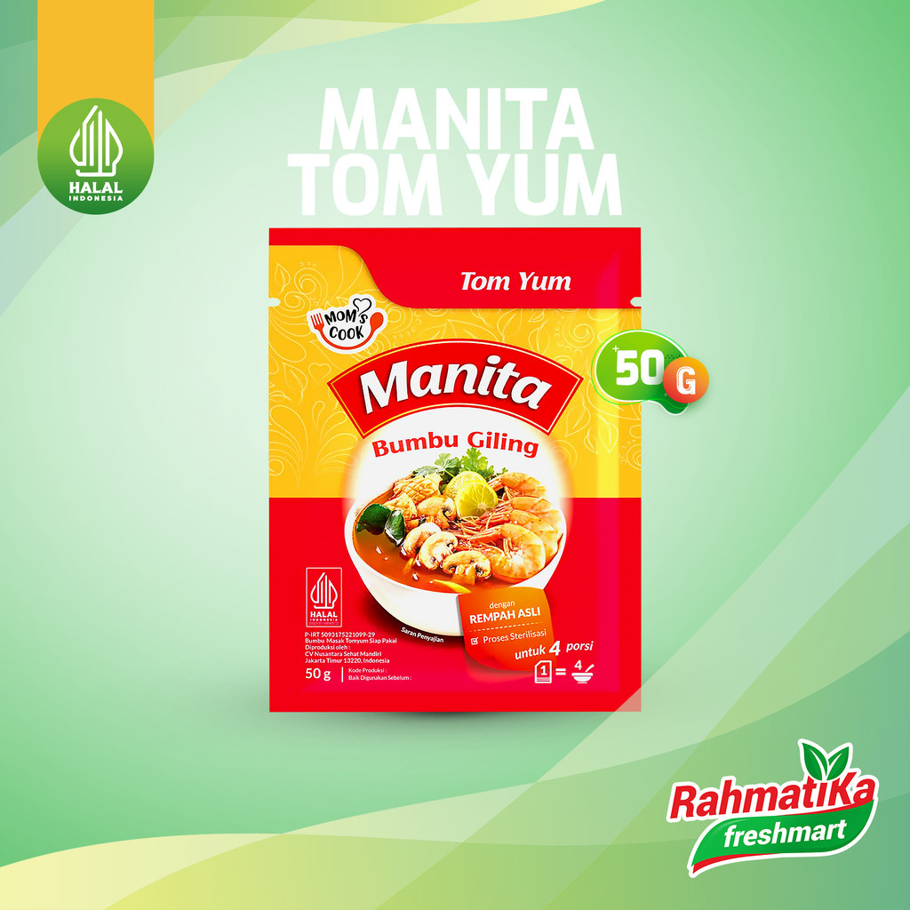 

Manita Tom Yum / Bumbu Instan 50g