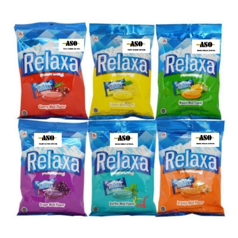 

permen RELAXA ALL VARIANT 125g ( ISI 50 ) PROMO !!!