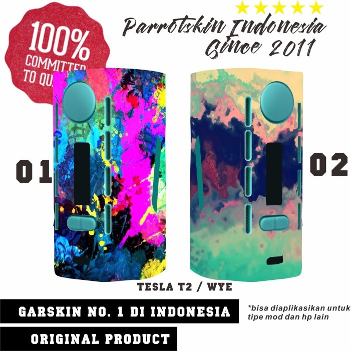 

Tesla wye / t2 liquid splash Garskin Premium- free custom