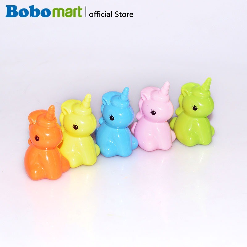

BOBOMART 1 PCS PENCIL SHARPENER KARAKTER UNICORN LX8817 RAUTAN PENSIL MURAH