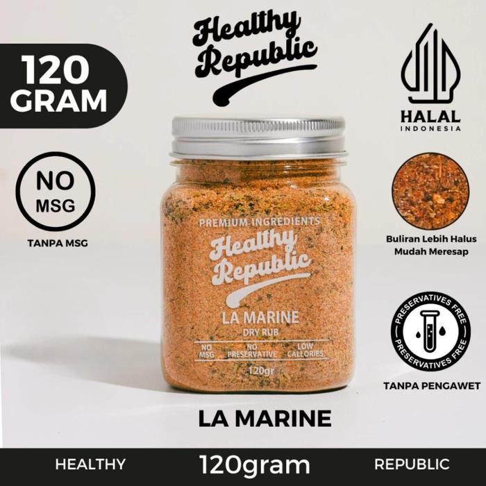 

Healty Republic Bumbu Marinasi Dry Rub Serbaguna No MSG Halal 120 gram - Classic