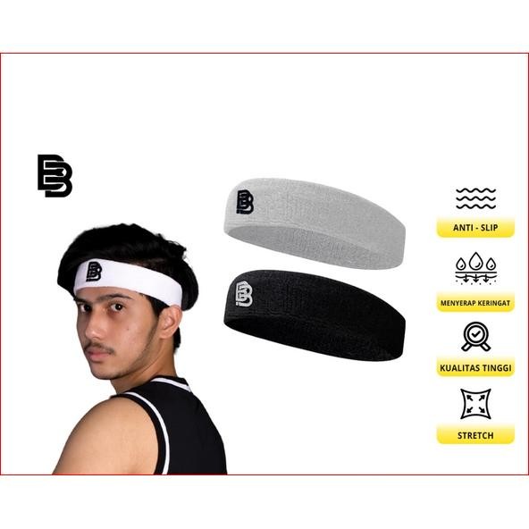 BALLERBRO Handuk Kain Headband Hairband / Anduk Sweatband Head band Ikat Kepala Pria Wanita Support 