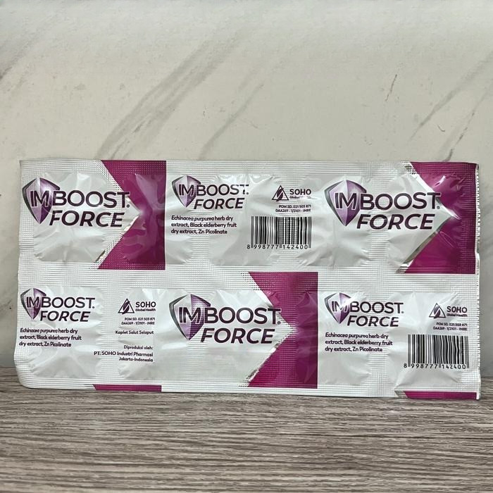 IMBOOST FORCE SOHO GLOBAL HEALTH Suplemen untuk Daya Tahan Tubuh - 1Strip 10Tab