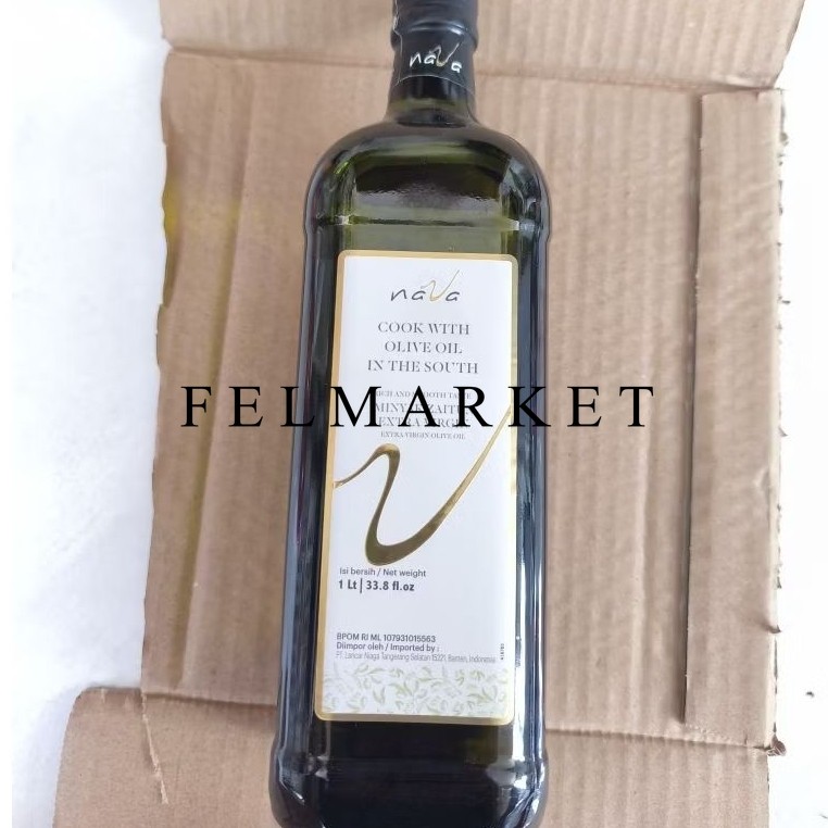 

Nava Cook With Olive Oil In The South / Minyak Zaitun Extra Virgin / Minya Extra Virgin Olive Oil / 1 Ltr