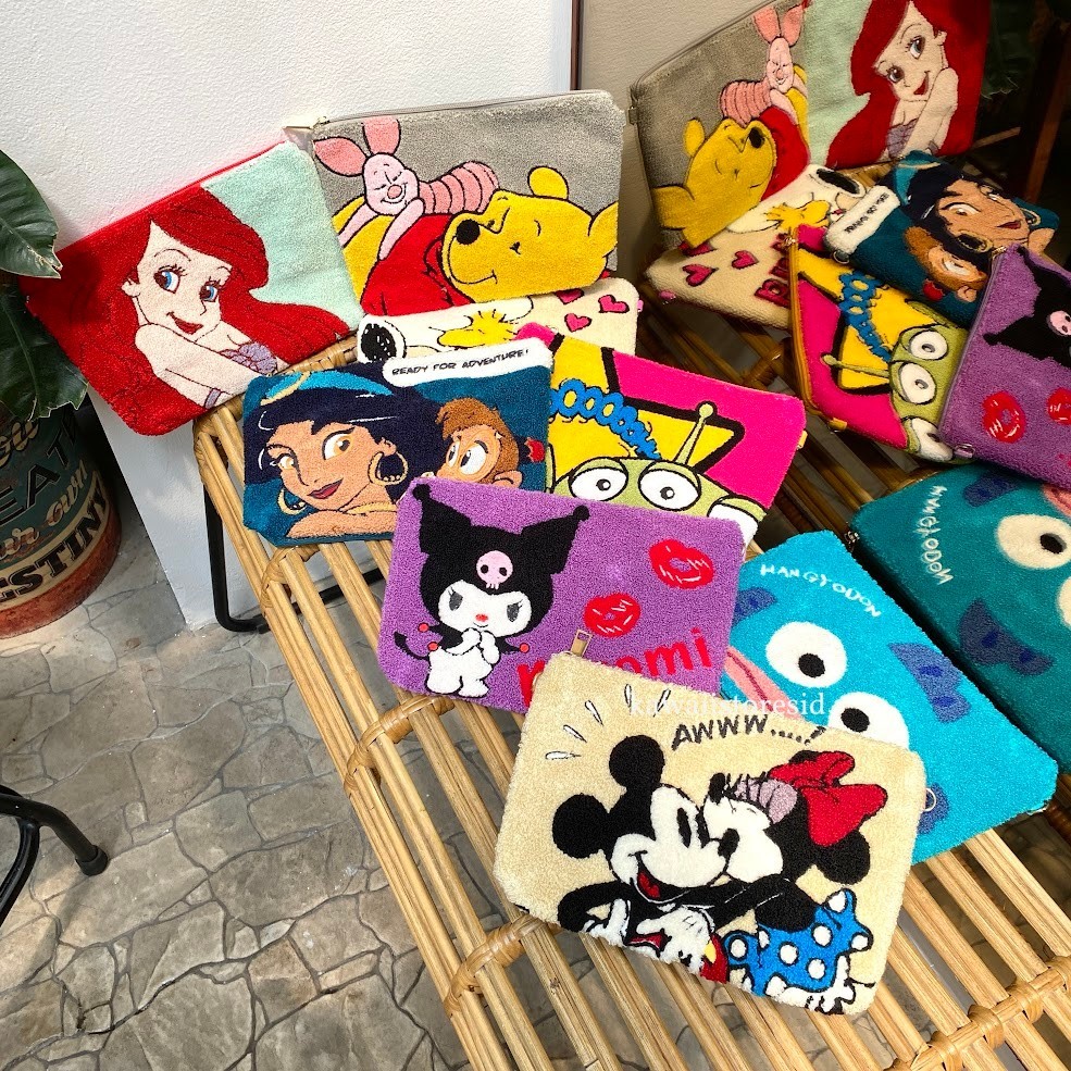 PRADIPTALARIS ID Sling Bag Disney Donald Mickey Dumbo Stitch Snoopy Sinchan Shinchan Pekko Totoro No