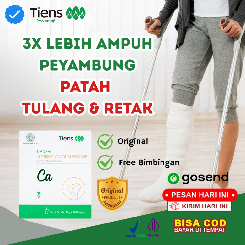 

Susu Tiens Untuk Patah Tulang Tianshi Nutrient Super High Calcium Powder Original 1 Box Segel
