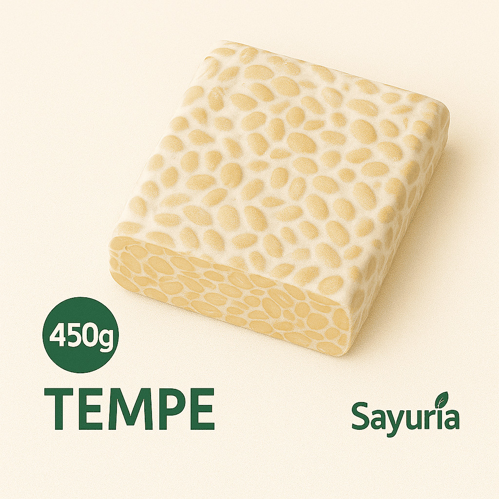 

Sayuria – Tempe Lokal Fresh ±450gr | Fermentasi Tradisional, Siap Masak