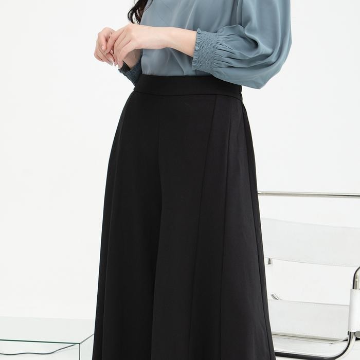 Sonia - Hana Kulot SONIA / Celana Kerja Wanita / Kulot Payung Panjang / C1570 - Black, All Size
