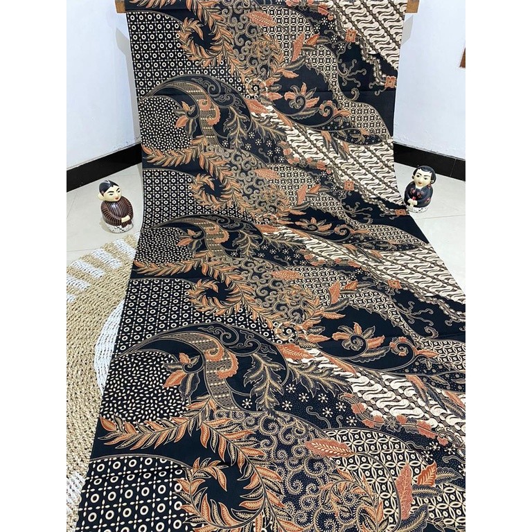 Kain Batik SOLO (cabut) motif kembangan parang