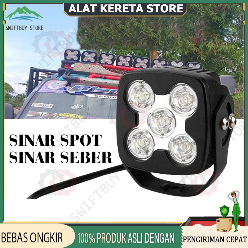 50 Watt 100% ORI Lampu volvo alat berat Sorot Heavy Duty Offroad Tembak dotrek mobil volt truk Balak