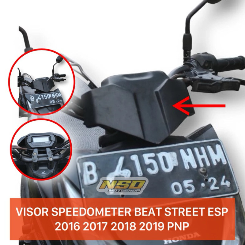 AXANSHOP Topi Visor Speedometer Beat Street Esp 2016 - 2019 Beat Street Led 2020 - 2024 Pnp