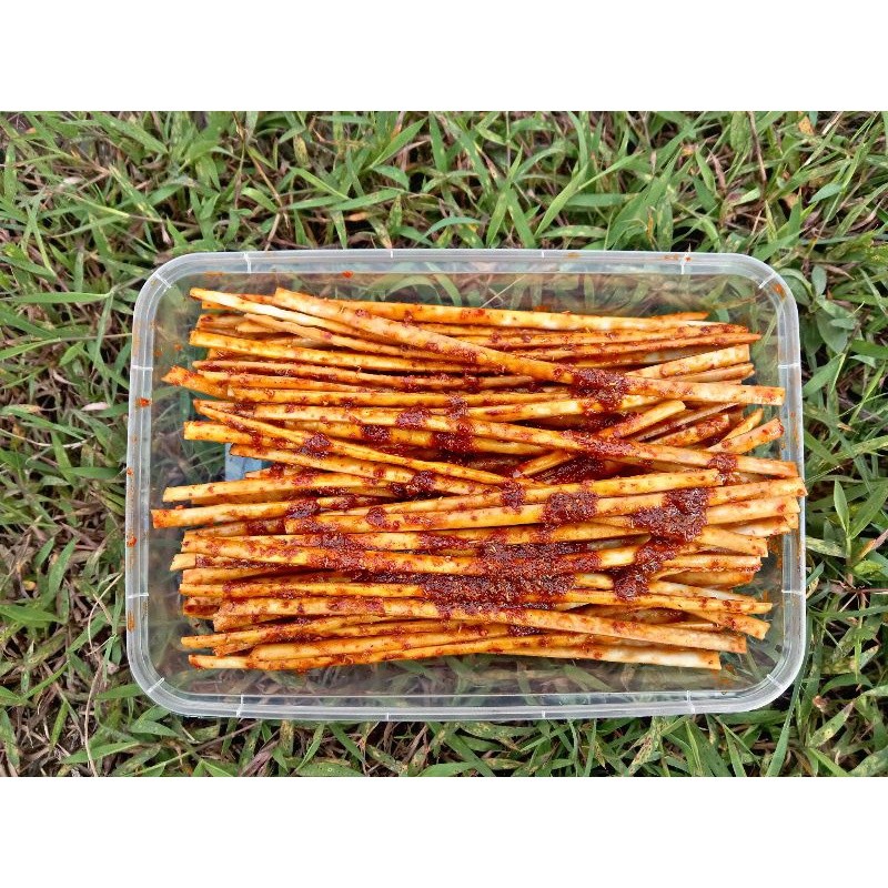 

Mie Lidi Gepeng/Besar Bumbu Basah 500ml Cemilan Nikmat [TANPA BAWANG GORENG]