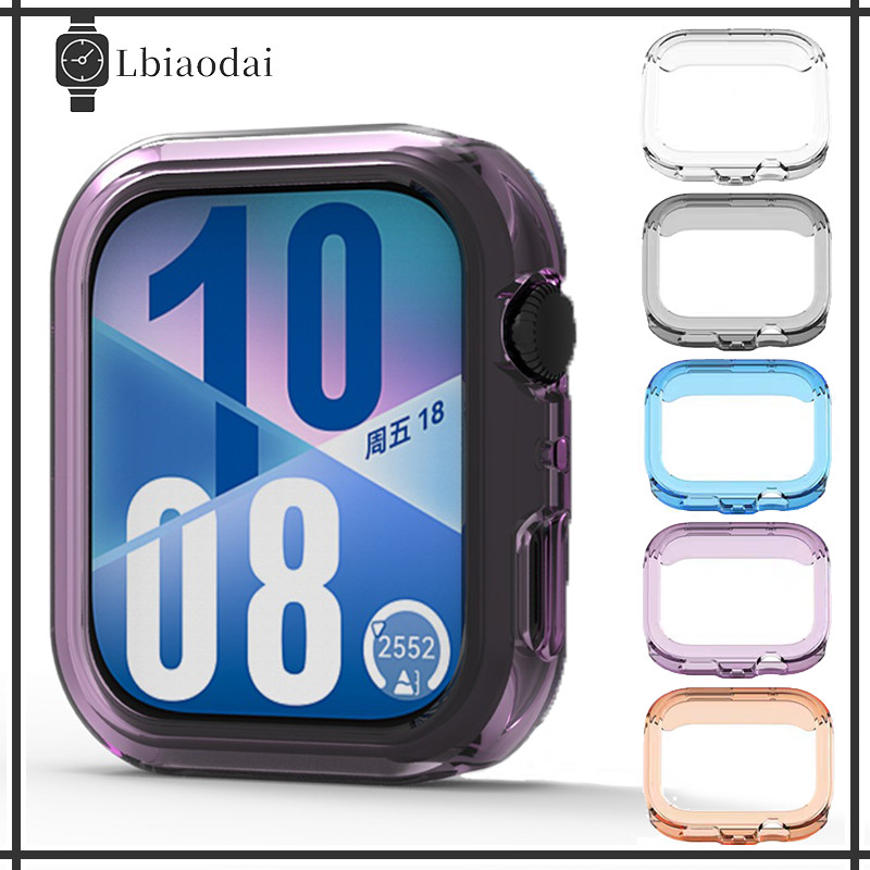 Soft Transparent TPU Case For HUAWEI Watch Fit 4/4 Pro Anti Gores Shell Anti-Fall Full Screen Protec