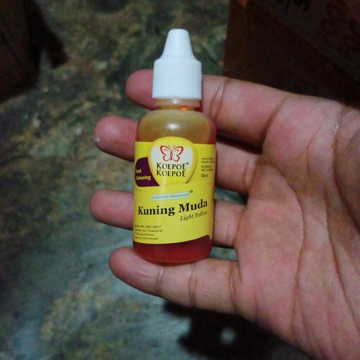 

U Mart - Pewarna Makanan Kuning Muda Koepoe-koepoe 30ml