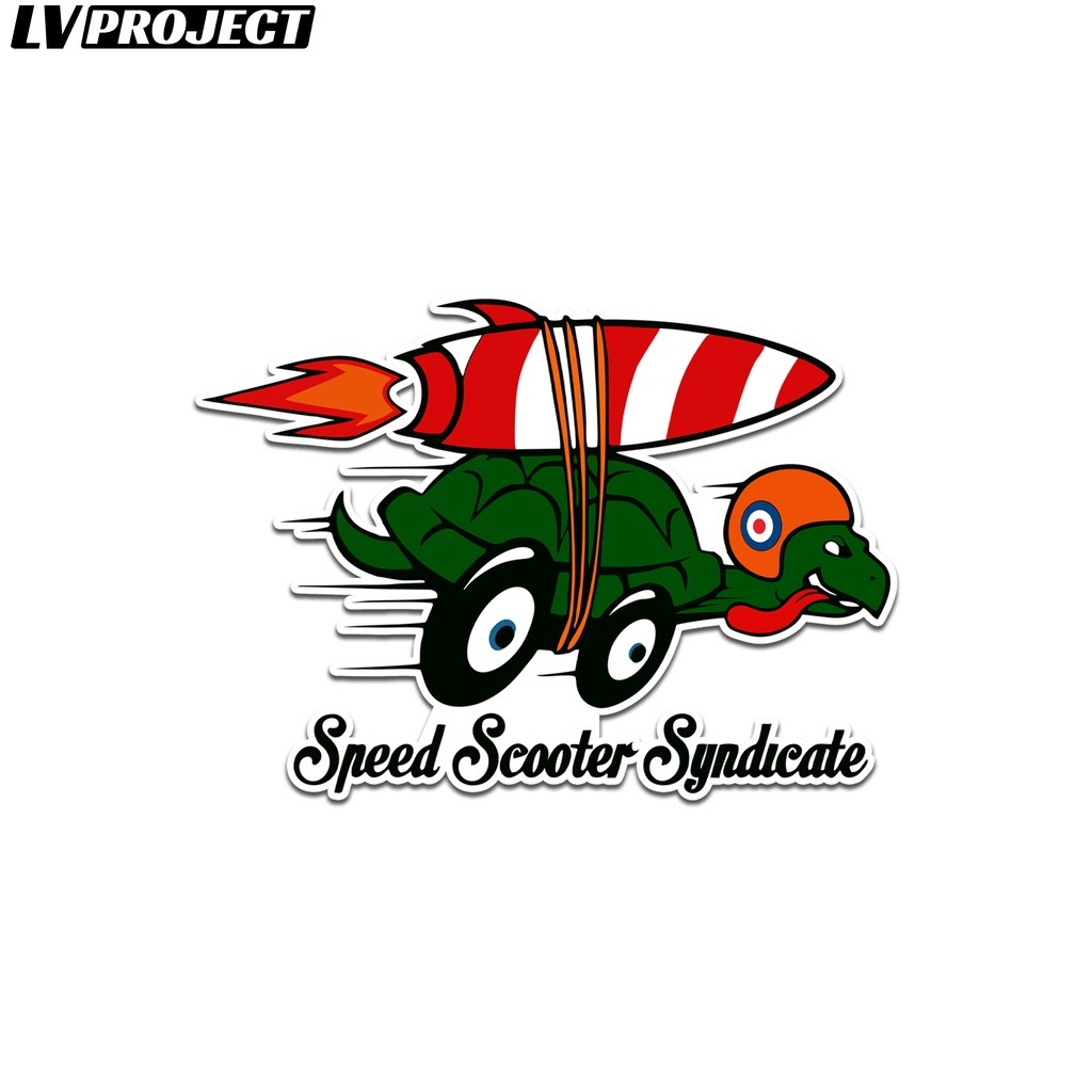 Sticker Speed Scooter Syndicate Cutting Stiker Motor Vespa